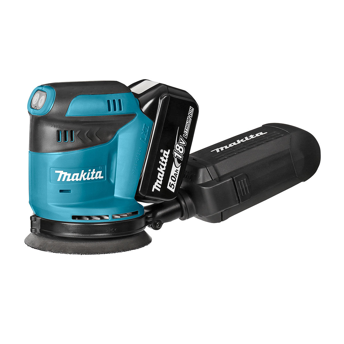 Máy chà nhám quỹ đạo tròn Makita DBO180 dùng Pin 18V LXT, đường kính đế 123mm