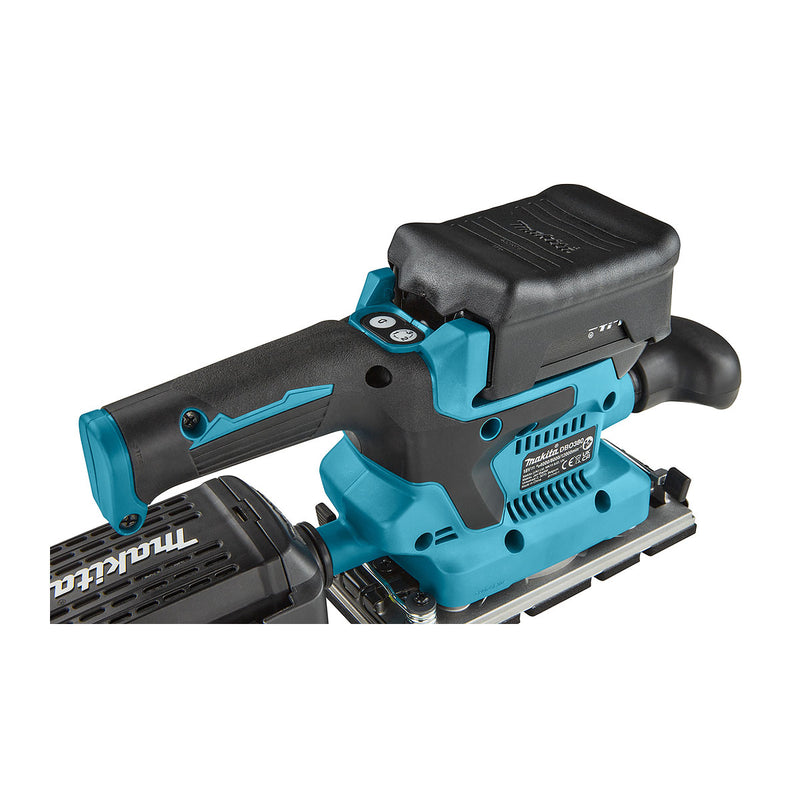 Máy chà nhám rung Makita DBO380 dùng Pin 18V LXT, kích thước đế 93 x 185mm