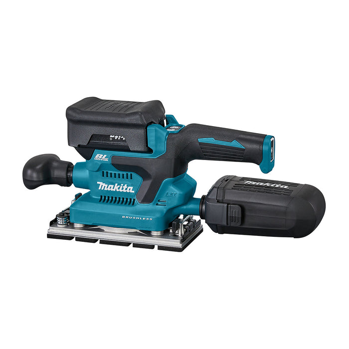 Máy chà nhám rung Makita DBO381 dùng Pin 18V LXT, kích thước đế 93 x 185mm, công nghệ AWS