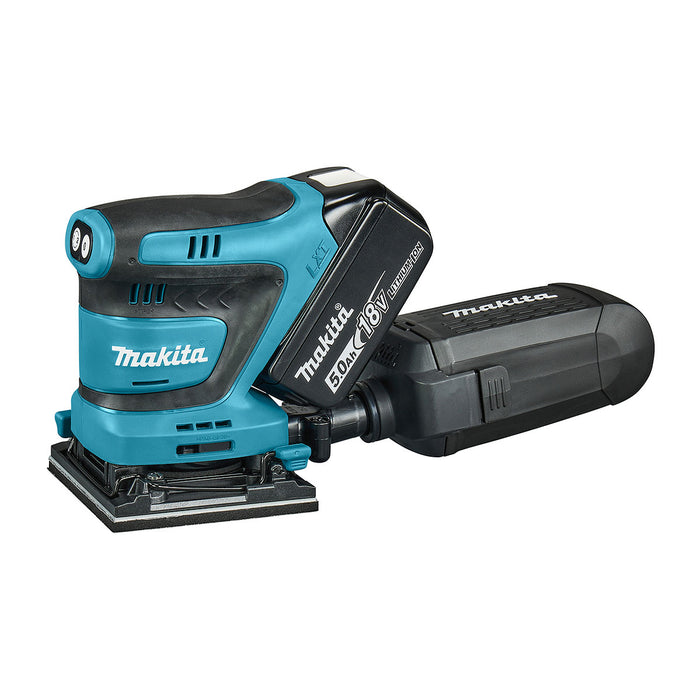 Máy chà nhám rung Makita DBO480 dùng Pin 18V LXT, kích thước đế 112 x 102mm