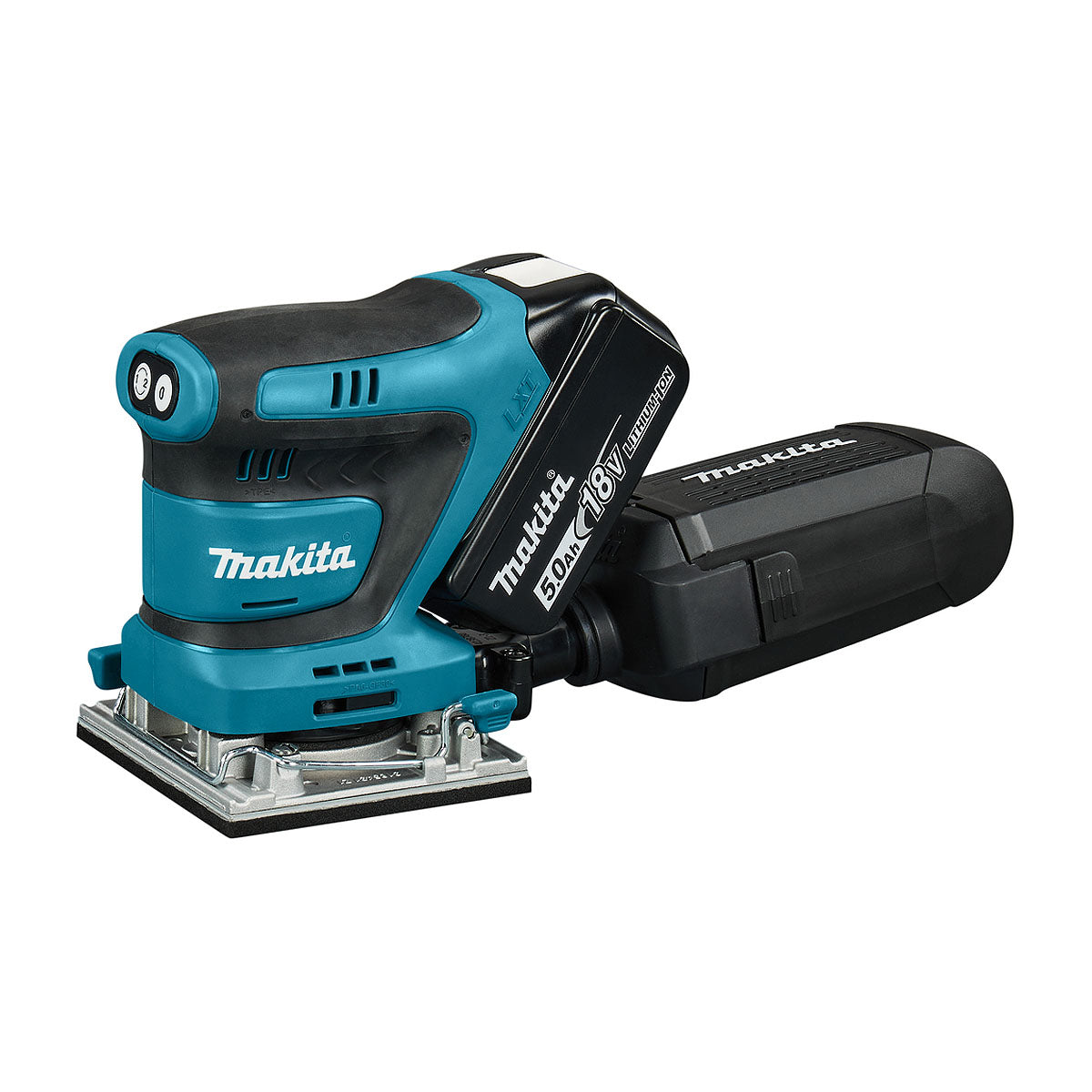 Máy chà nhám rung Makita DBO482 dùng Pin 18V LXT, kích thước đế 112 x 102mm