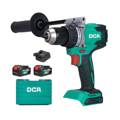 DCA ADJZ06-13EM: Gồm thân máy + 2 pin 20V 4.0Ah + Sạc 2A + vali nhựa