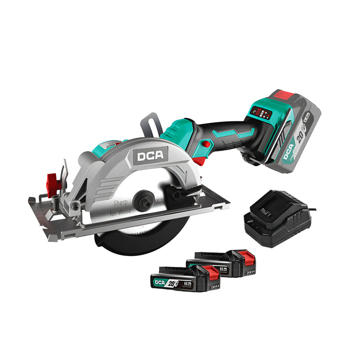 Máy cưa đĩa tròn Pin 20V DCA ADMY140S, đường kính lưỡi 140mm, động cơ không chổi than.