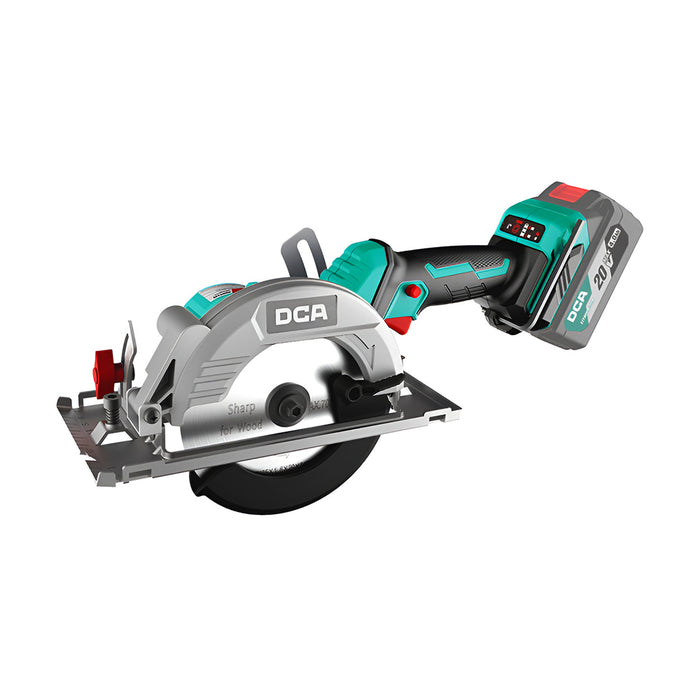 Máy cưa đĩa tròn Pin 20V DCA ADMY140S, đường kính lưỡi 140mm, động cơ không chổi than.