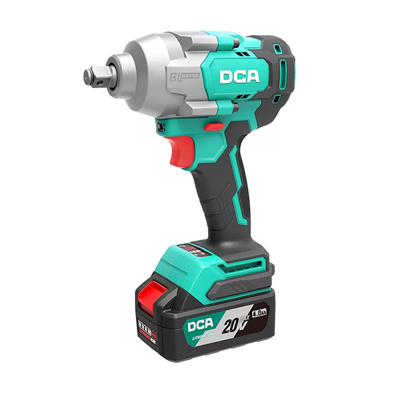 Máy siết bu lông dùng Pin 20V DCA ADPB488 Series, cốt 1/2 inch, lực siết tối đa 488N.m