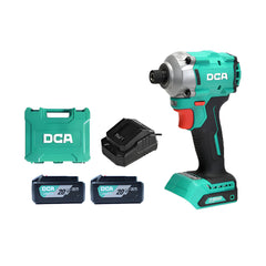 DCA ADPL198EM: Gồm thân máy + 2 Pin 20V 4.0Ah + 1 sạc 2A + Vali