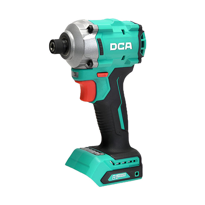 Máy siết vít dùng pin 20V Max DCA ADPL198, động cơ không chổi than, đầu kẹp lục giác 6.35mm, mô men xoắn tối đa 198N/m