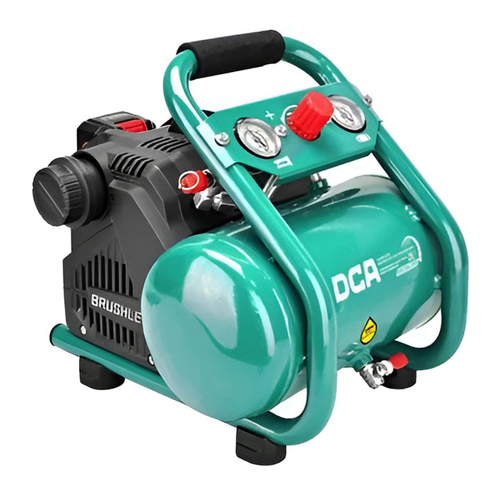 Máy nén khí Pin 20V DCA ADQE550/6Z, áp suất 9 bar, bình chứa 6 lít (Chỉ có thân máy, không kèm pin & sạc)