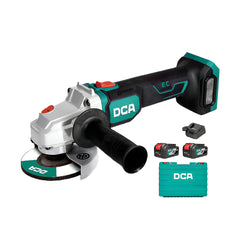 DCA ADSM06-100EM: Gồm thân máy + 2 Pin 20V 4.0Ah + 1 sạc 2A + Vali