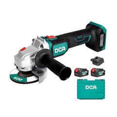 DCA ADSM06-100FK: Gồm thân máy + 2 Pin 20V 5.0Ah + 1 sạc 2A + Vali