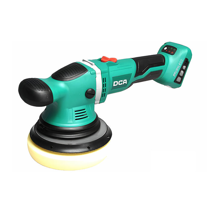 Máy đánh bóng Pin 20V DCA ADSP150Z, đường kính đĩa 150mm, động cơ không chổi than (Chỉ có thân máy, không kèm pin và sạc)
