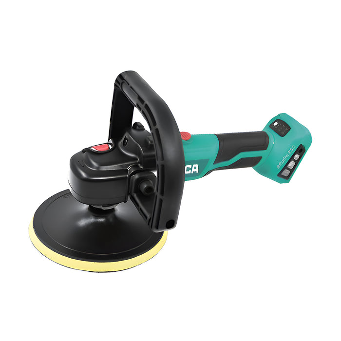 Máy đánh bóng Pin 20V DCA ADSP180, đường kính đĩa 180mm, động cơ không chổi than