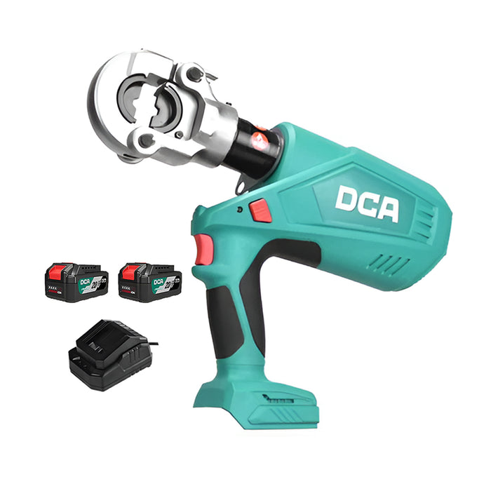 Máy bấm cose thuỷ lực Pin 20V DCA ADYH300, Lực ép tối đa 60KN, tiết diện cáp có thể bấm 300mm2