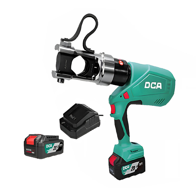 Máy bấm cose thuỷ lực Pin 20V DCA ADYH630, Lực ép tối đa 180KN, tiết diện cáp có thể bấm 630mm2