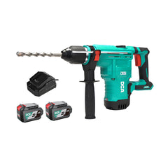DCA ADZC02-28H2K: Gồm thân máy + 2 Pin 20V 6.0Ah + Sạc 2A + Vali nhựa