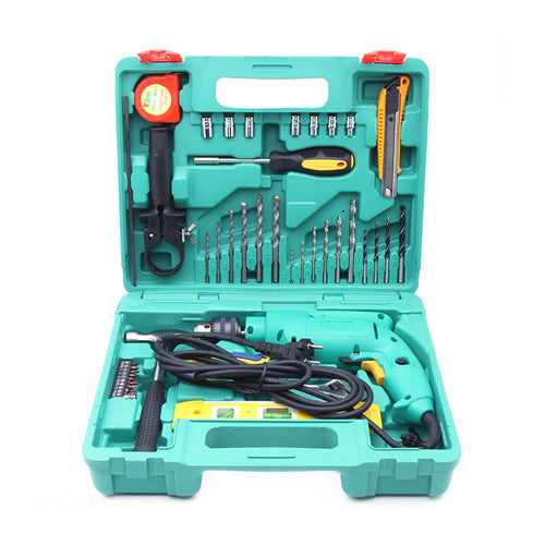 Bộ Máy khoan động lực 13mm công suất 500W kèm 50 món đồ nghề DCA AZJ04-13