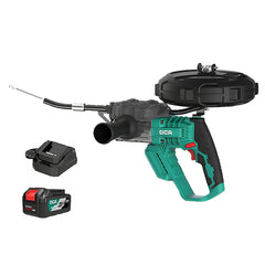 DCA ADCX600DM: Gồm thân máy + 01 Pin 20V 4.0Ah + 1 sạc 2A + túi vải + dây đeo + tay cầm phụ + dầu bôi trơn + cờ lê