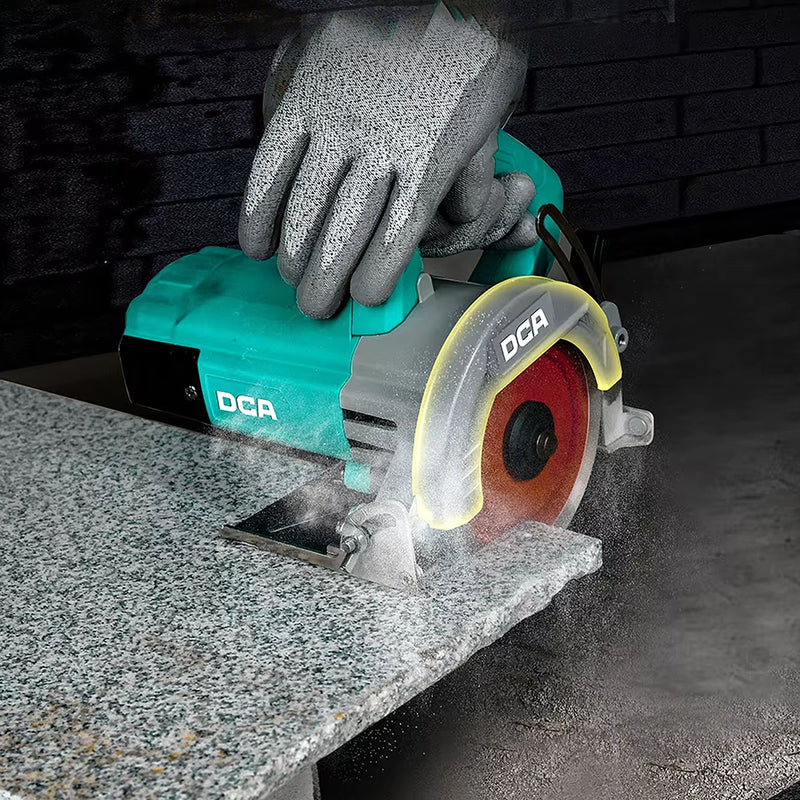 Máy cắt gạch đá DCA AZE03-125 công suất 1,800W, đường kính lưỡi 125mm