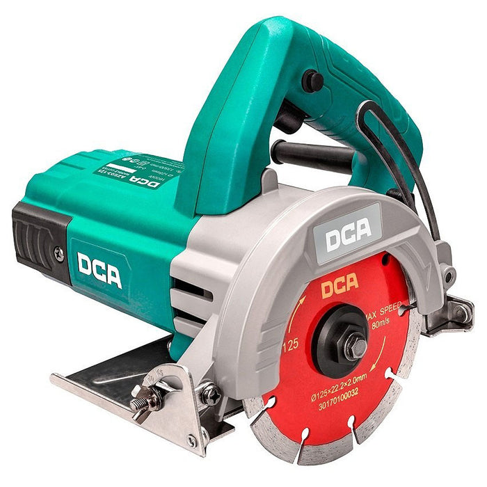 Máy cắt gạch đá DCA AZE03-125 công suất 1,800W, đường kính lưỡi 125mm
