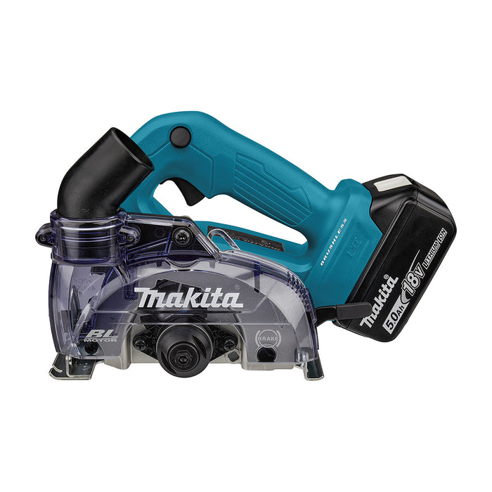 Máy cưa đĩa Makita DCC500 dùng Pin 18V LXT, đường kính lưỡi 125mm, công nghệ ADT, AWS