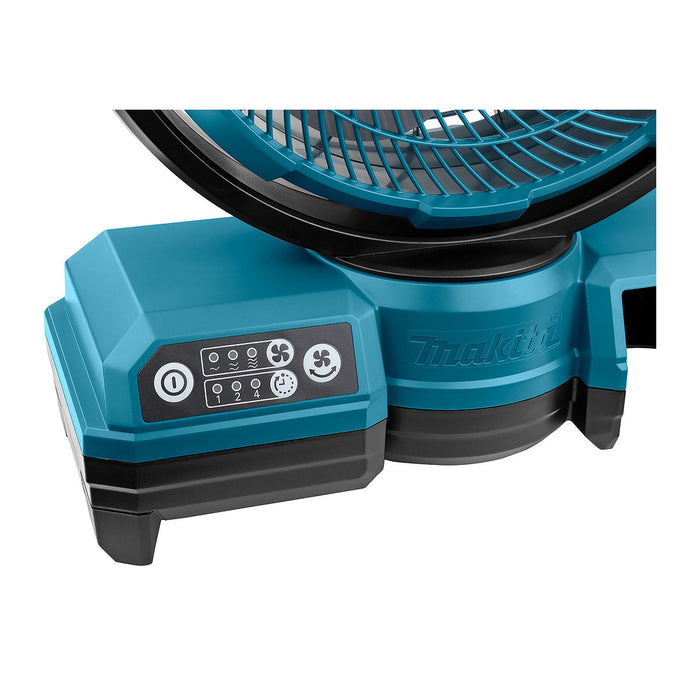 Quạt làm mát Makita DCF203 dùng Pin 18V, 14.4V LXT, hoặc dùng điện AC/220, đường kính cánh quạt 235mm