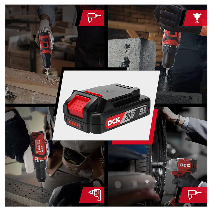 Pin 20V DCK FFBL2020 dung lượng 2.0Ah