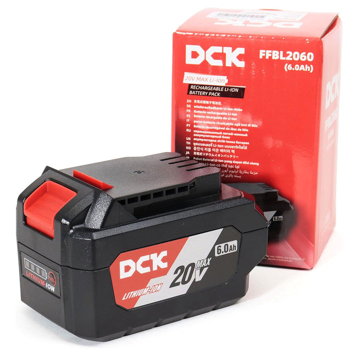 Pin 20V DCK FFBL2060 dung lượng 6.0Ah