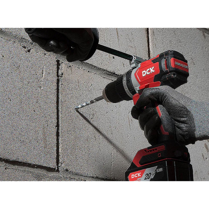 Máy khoan búa DCK KDJZ03-13 dùng Pin 20V, đầu kẹp 13mm