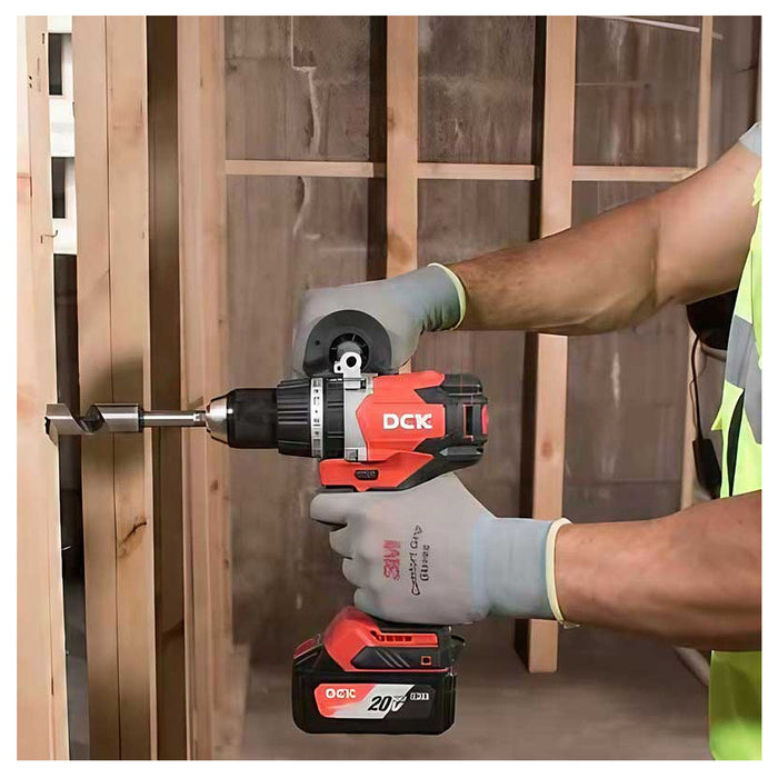 Máy khoan gỗ thép DCK KDJZ04-13 dùng Pin 20V, đầu kẹp 13mm