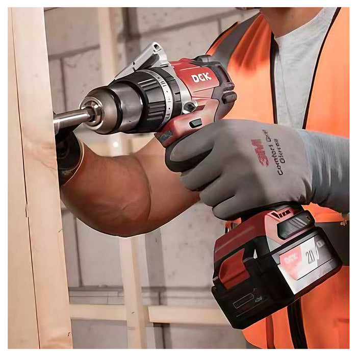 Máy khoan gỗ thép DCK KDJZ04-13 dùng Pin 20V, đầu kẹp 13mm