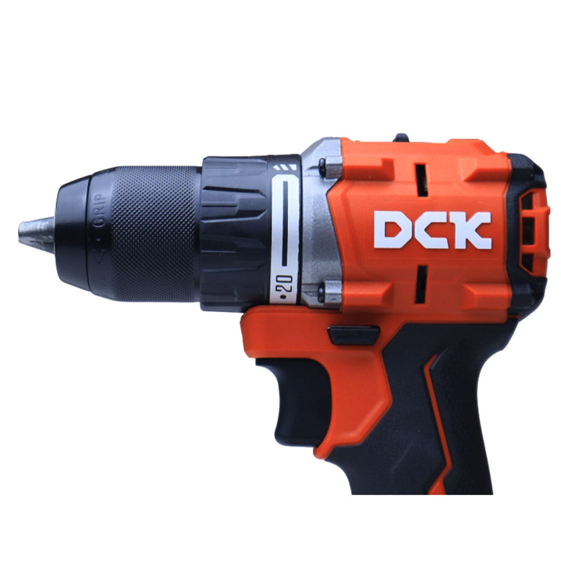 Máy khoan búa DCK KDJZ2060i dùng Pin 20V, đầu kẹp 13mm