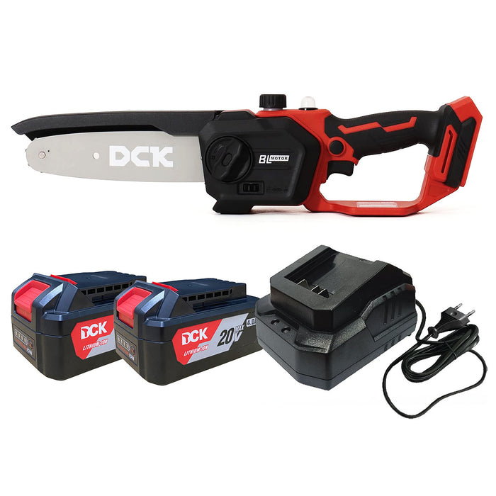 Máy cưa xích DCK KDML20081 dùng Pin 20V, chiều dài lam 200mm