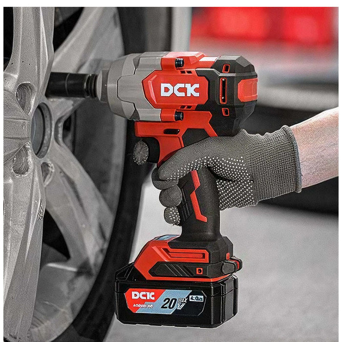 Máy siết bu lông DCK KDPB298 dùng Pin 20V, cốt 1/2 inch