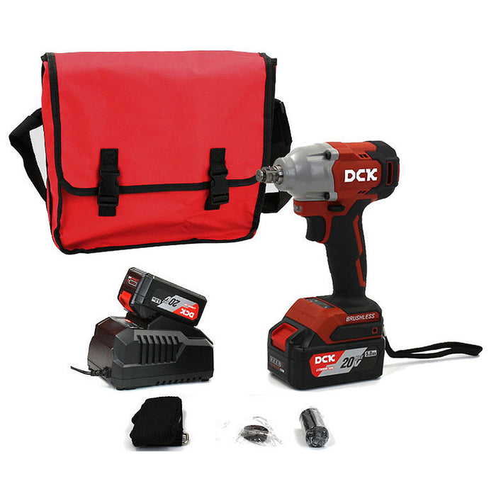Máy siết bu lông DCK KDPB298 dùng Pin 20V, cốt 1/2 inch