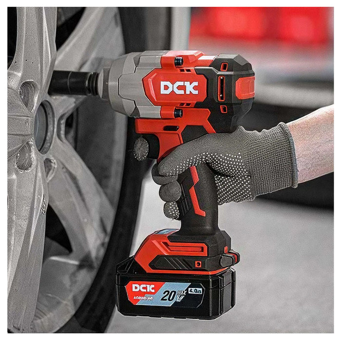 Máy siết bu lông DCK KDPB698 dùng Pin 20V, cốt 1/2 inch