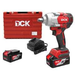 KDPB698 Type FK: Thân máy + 02 Pin 20V 5.0Ah + 01 sạc 20V + Túi vải + 01 đầu tuýp 12mm