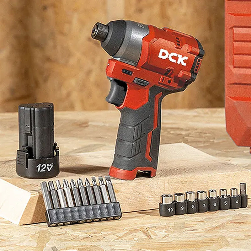 Máy vặn vít DCK KDPL04-8 dùng Pin 12V, đuôi lục giác 6.35mm ( 1/4 inch )