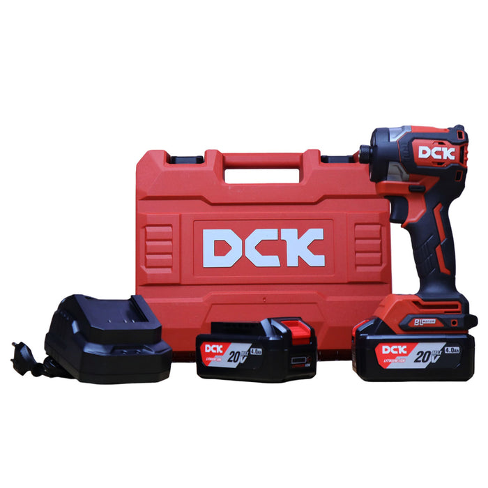 Máy vặn vít DCK KDPL208 dùng Pin 20V, đuôi lục giác 6.35mm ( 1/4 inch )