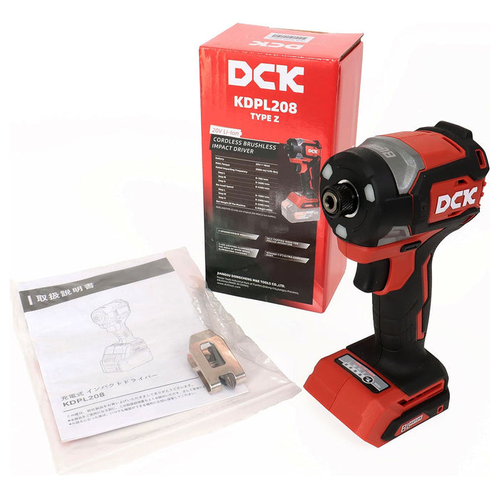 Máy vặn vít DCK KDPL208 dùng Pin 20V, đuôi lục giác 6.35mm ( 1/4 inch )