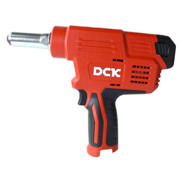Máy tán đinh ri vê DCK KDPM50 dùng Pin 12V, lực kéo 10kN