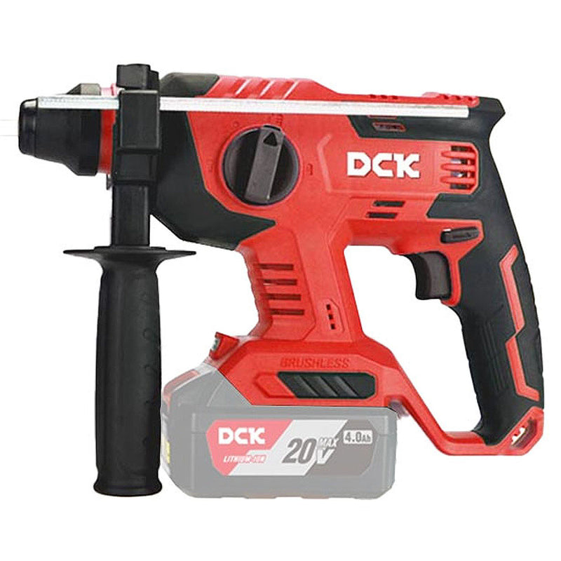 Máy khoan bê tông 3 chức năng DCK KDZC22 dùng Pin 20V, đuôi gài SDS-Plus