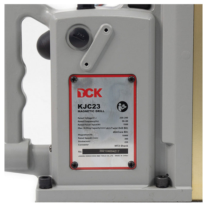 Máy khoan từ DCK KJC23 công suất 1,500W, khả năng khoan tối đa 50mm