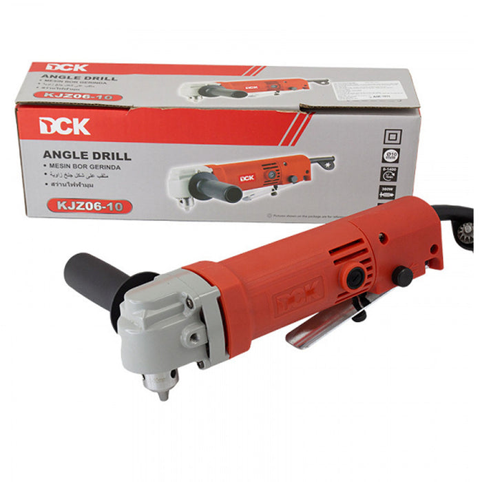 Máy khoan góc DCK KJZ06-10 công suất 380W, đầu kẹp 10mm