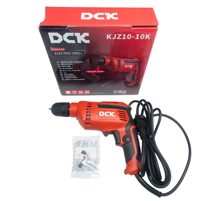 Máy khoan gỗ thép DCK KJZ10-10 công suất 460W, đầu kẹp 10mm