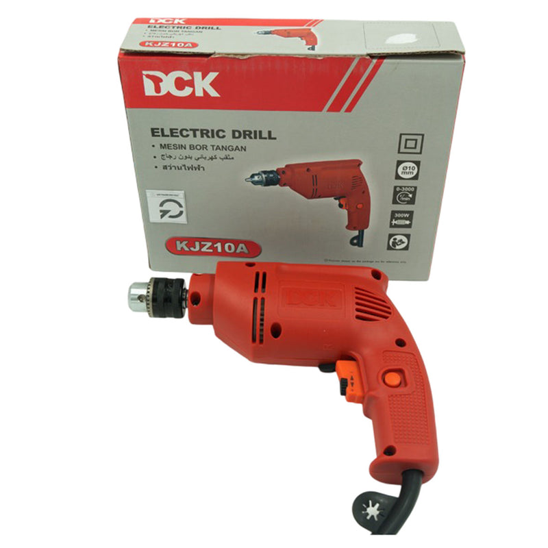 Máy khoan gỗ thép DCK KJZ10A công suất 300W, đầu kẹp 10mm