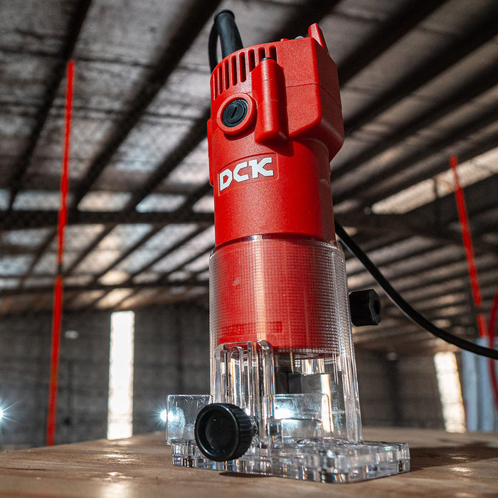 Máy phay DCK KMP02-6 công suất 350W, chấu bóp 6.35mm ( 1/4 inch )