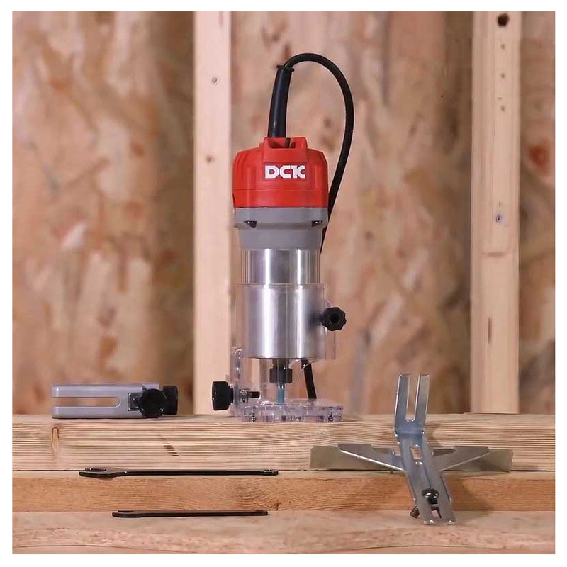 Máy phay DCK KMP04-6 công suất 550W, chấu bóp 6.35mm ( 1/4 inch )