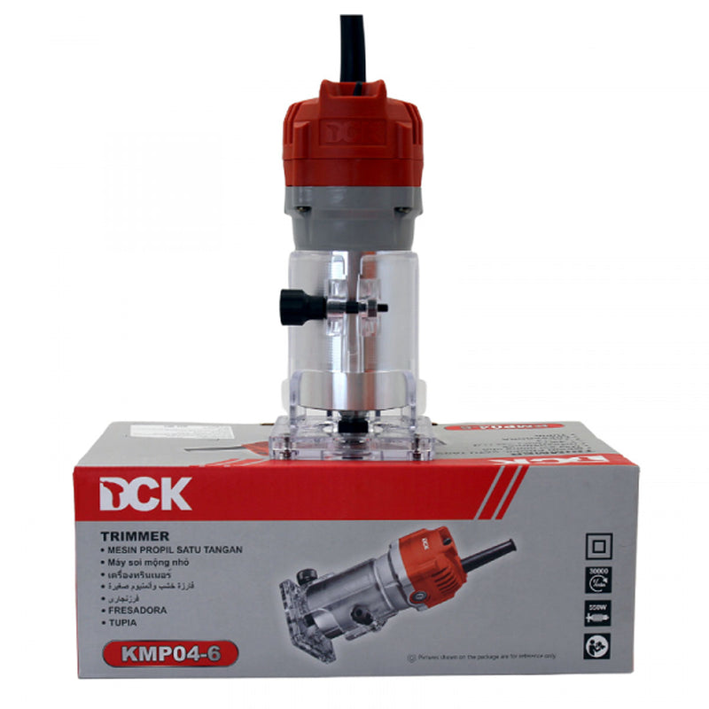 Máy phay DCK KMP04-6 công suất 550W, chấu bóp 6.35mm ( 1/4 inch )