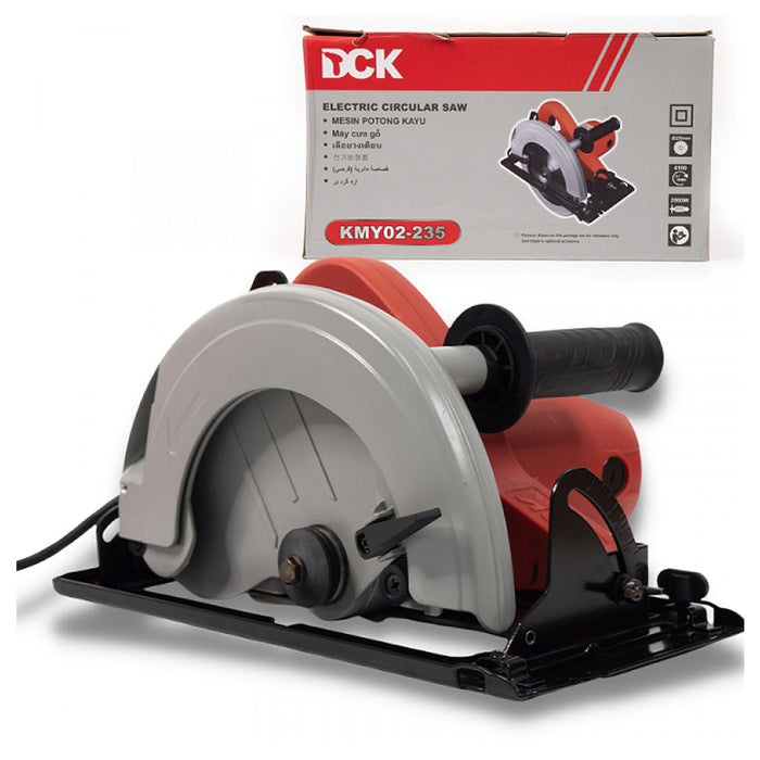 Máy cưa đĩa DCK KMY02-235 công suất 2,000W, đường kính lưỡi 235mm
