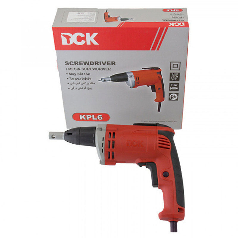 Máy vặn vít thạch cao DCK KPL6 công suất 710W, đuôi lục giác 6.35mm ( 1/4 inch )